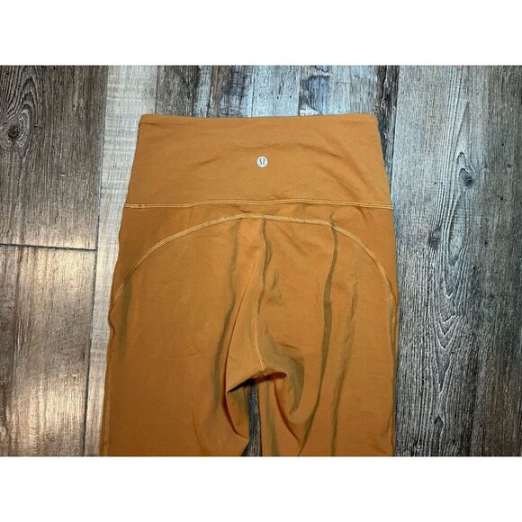 Lululemon Groove Super-High-Rise Flared Pant Nulu Butternut Brown Size 6 - Picture 8 of 8